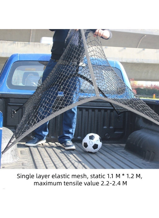 Halamodo Cargo Net for SUV Car Trunk, Elastic Mesh Net Organizer with Hooks, Adjustable Auto Trunk Rear Cargo Netting Storage Mesh Pouch, Universal Car Accessories - Image 2